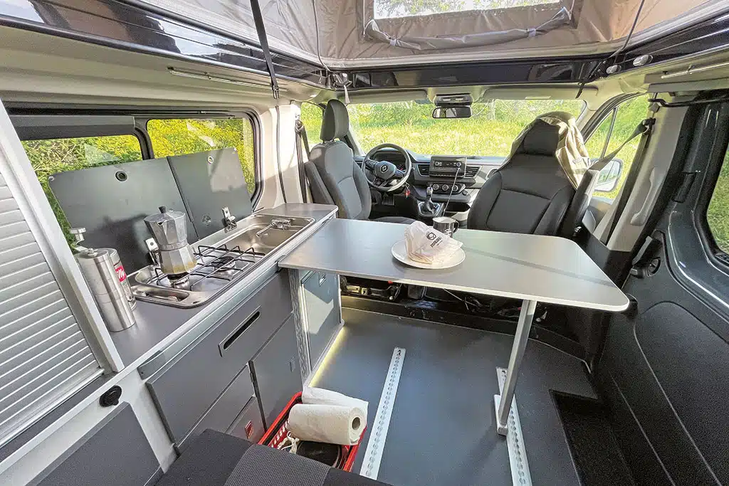 Campingbus-Wohnraum