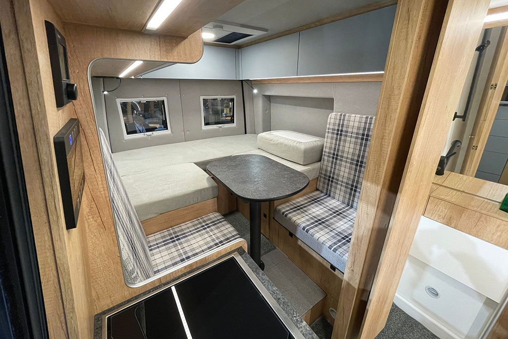 Wohnraum im Campervan