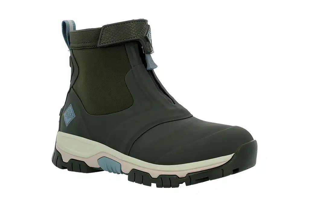 Grüner Wanderstiefel