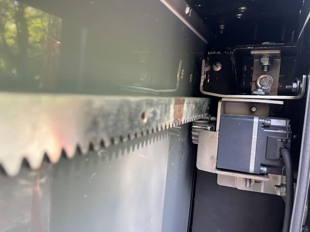 Detailbild des Ausbaus