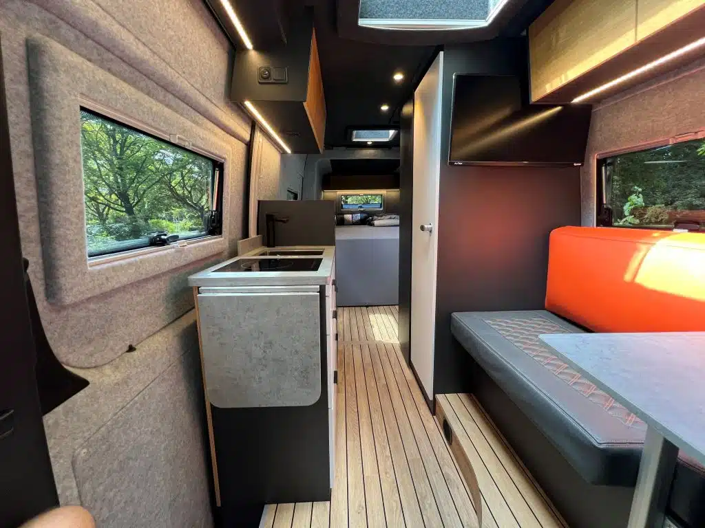 Wohnraum im Campervan