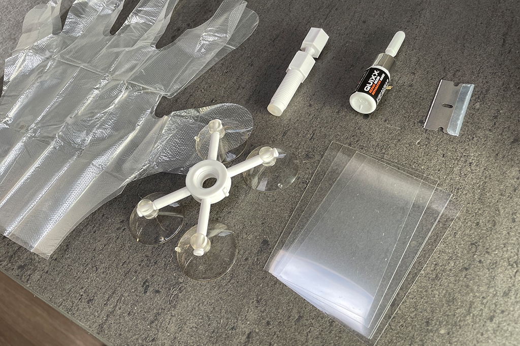 Inhalt Steinschlag Reparatur-Set von Quixx