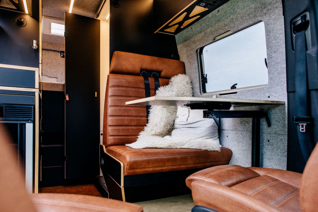 Sitzecke im Campervan