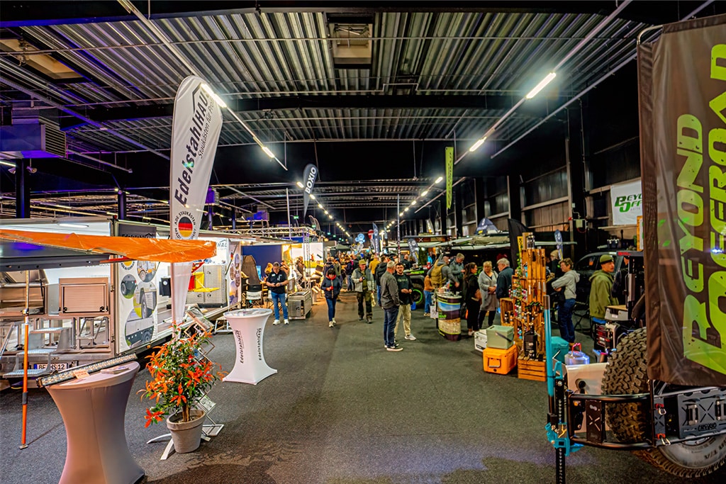Halle der 4x4 Rhein Waal Messe in Kalkar.