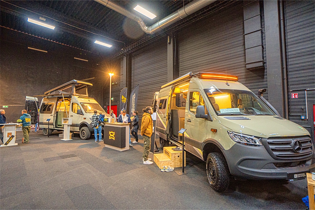 Halle der 4x4 Rhein Waal Messe in Kalkar.