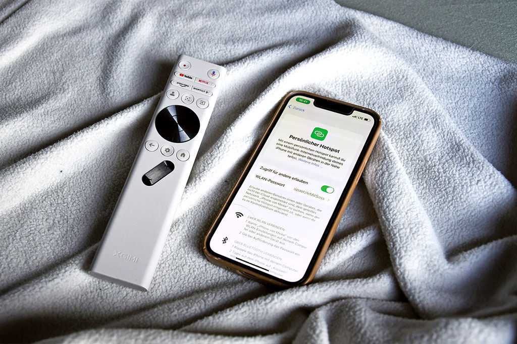 Camping-Beamer-Fernbedienung