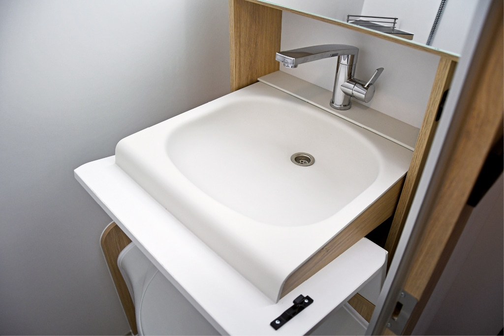 Klappbares Waschbecken