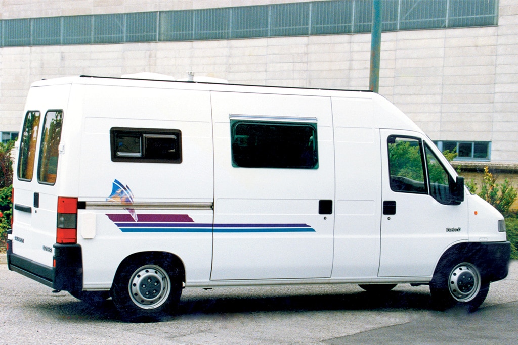 Einer der ersten Campervans von Adria