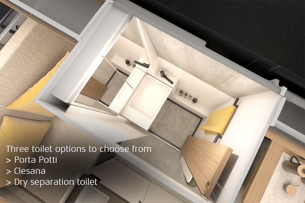 Rendering eines neuen Ducato-Kastenwagen von Bürstner
