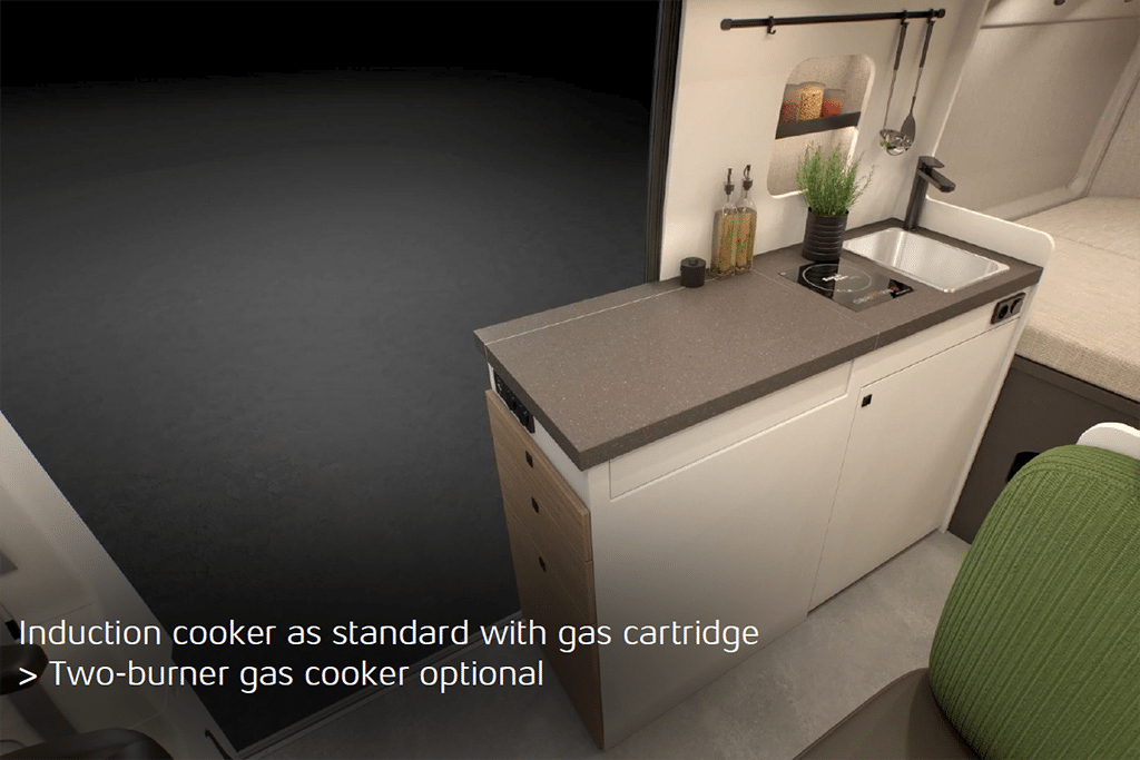 Rendering eines neuen Ducato-Kastenwagen von Bürstner