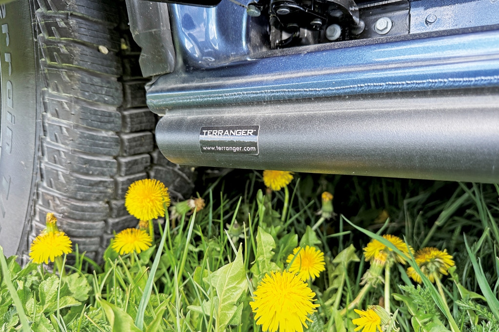 Detailabbildung des Schutzrohres für den Schweller