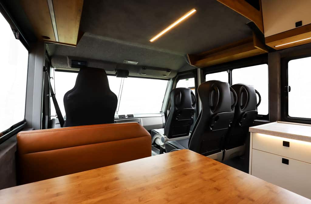 Innenraum eines Kastenwagen-Ausbaus