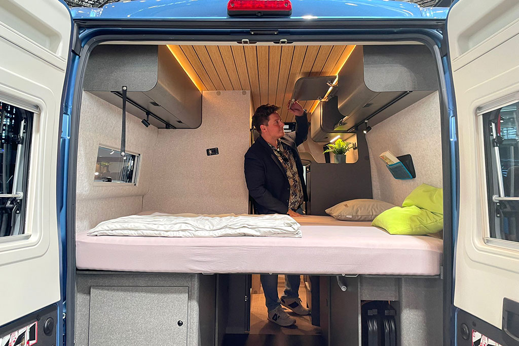 Heckansicht Camperausbau