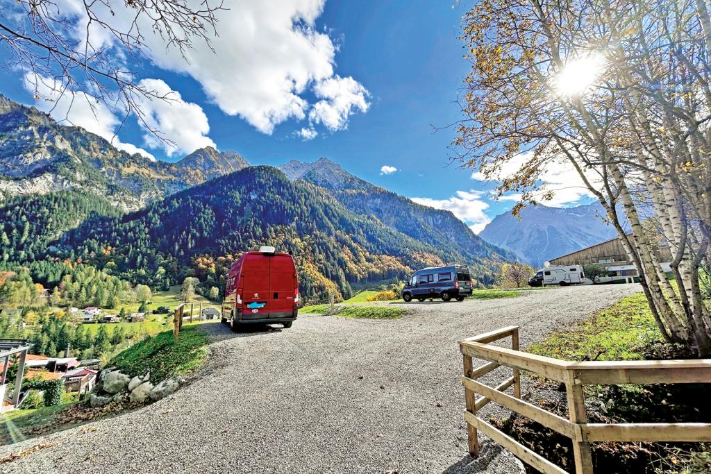 Wandern und Biken im Brandnertal mit Camper