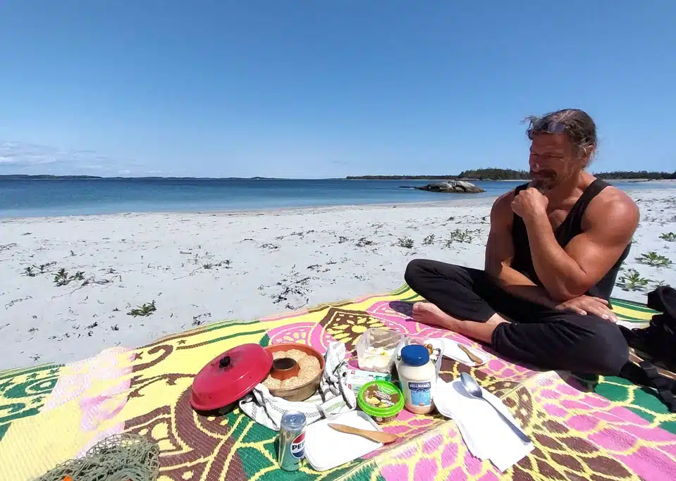 Picknick am Meer
