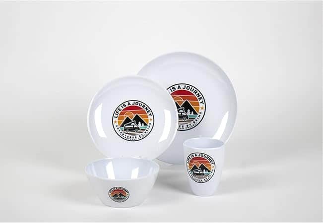 Reimo Geschirrset Life is a Journey