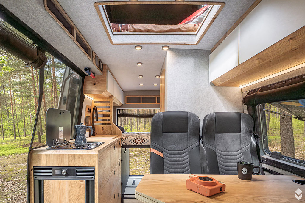 Innenraum im Campervan