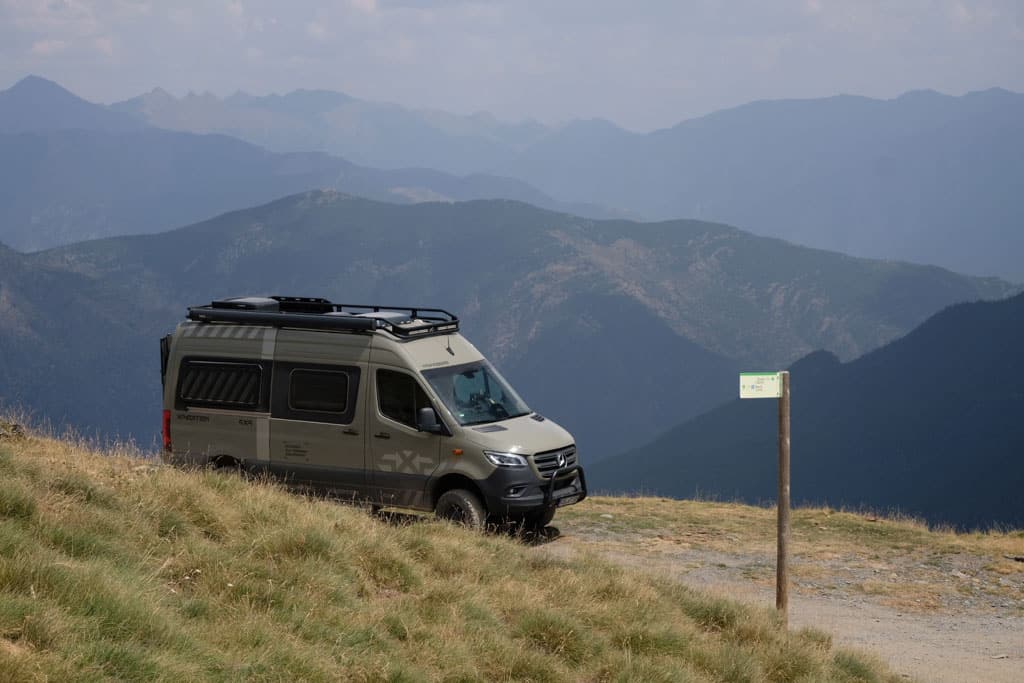 4x4 Campervan in den Pyrenäen