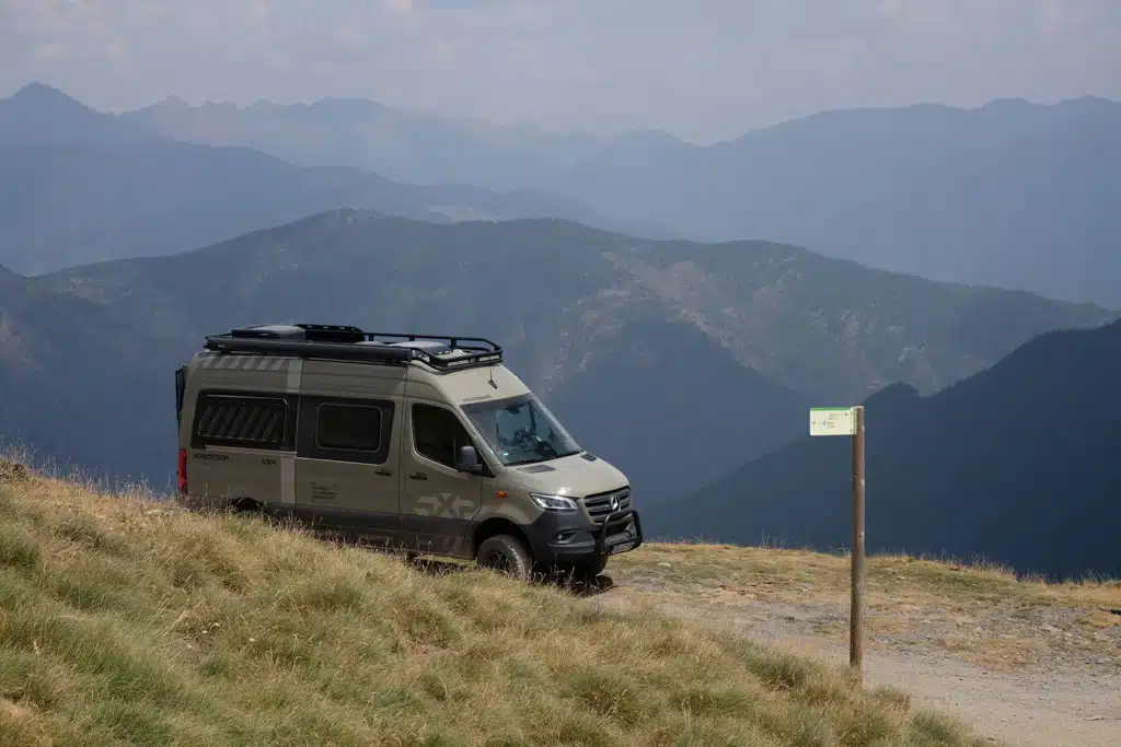 4x4 Campervan in den Pyrenäen