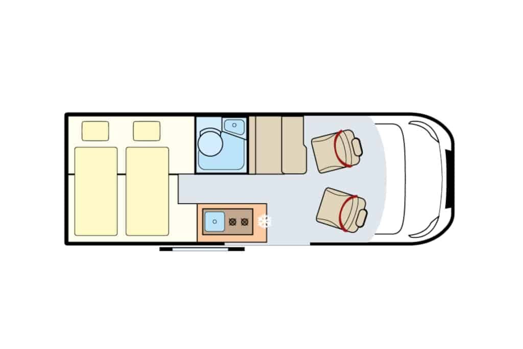 Grundriss des Corigon CV 60 D