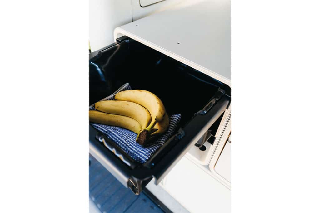 Schublade mit Bananen