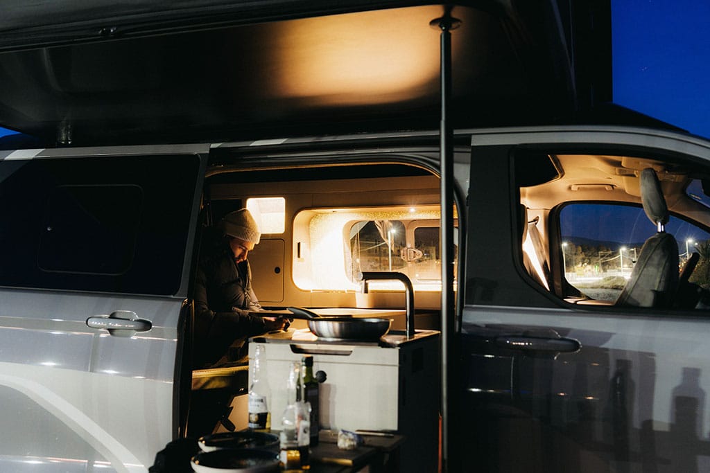 Campingbus-Interieur
