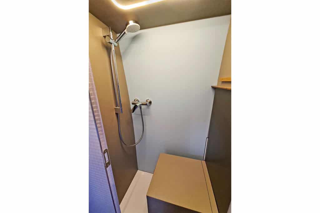 Dusche im Camper