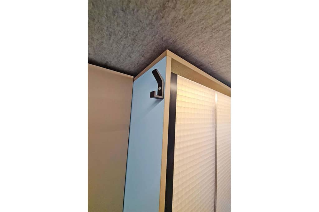 Detail Dusche im Camper