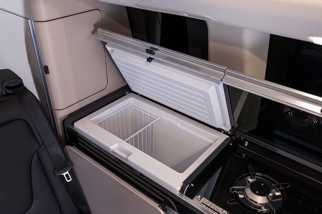 Kühlbox eines Campingbus
