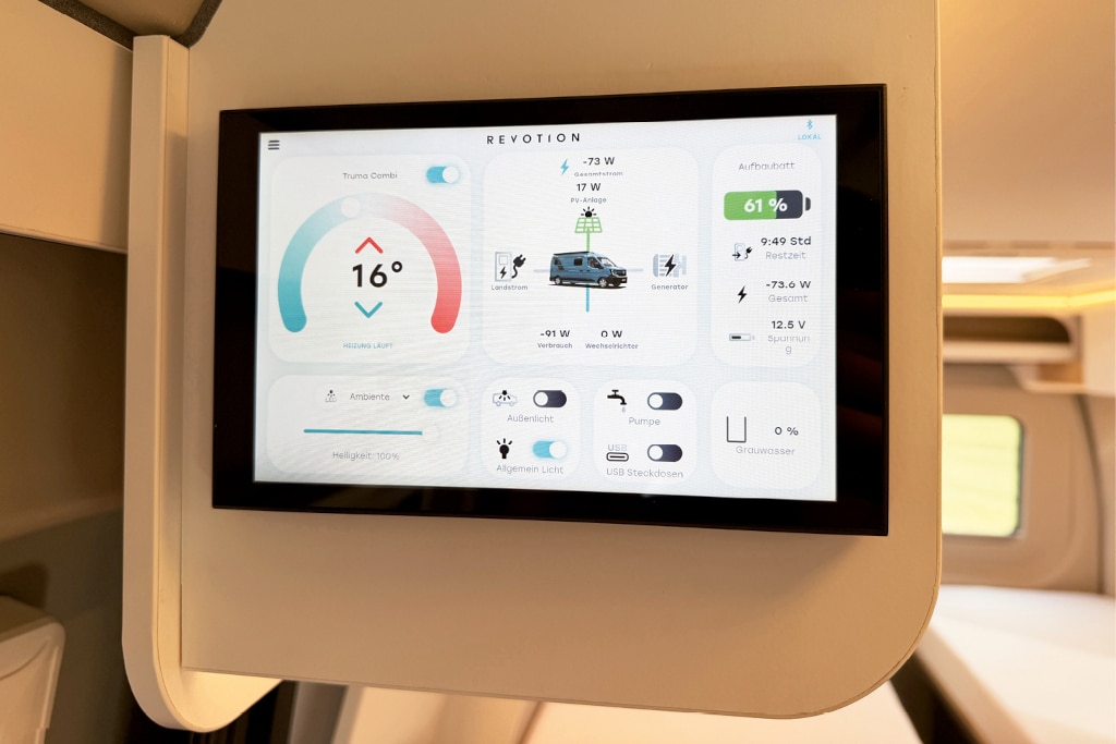 Touchscreen der Smart-Home-Steuerung