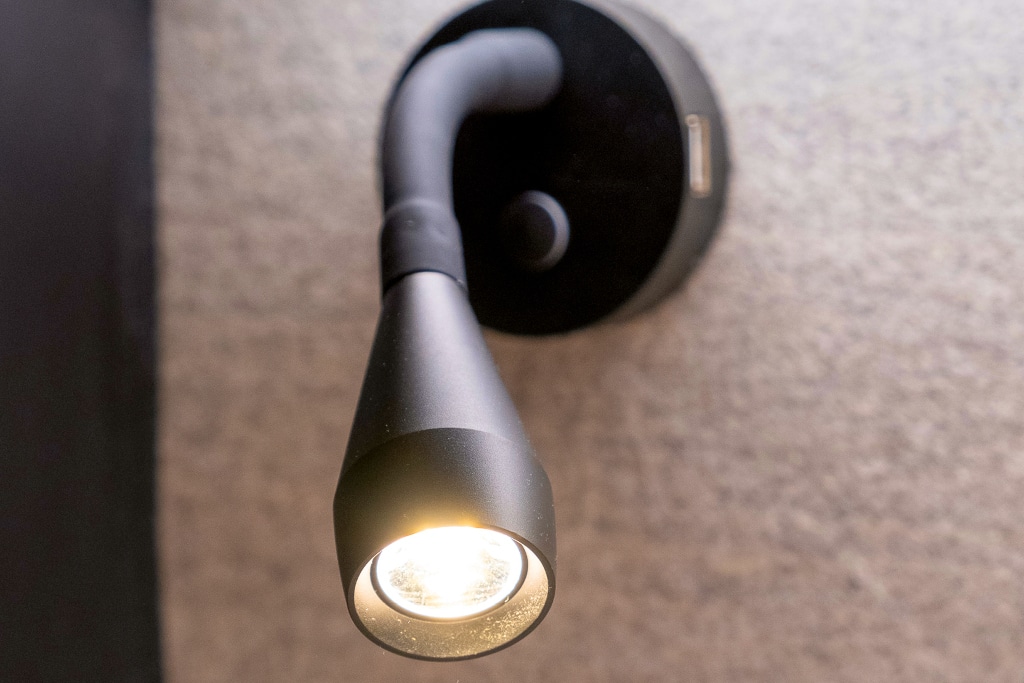 LED-Wandleuchte aus Metall
