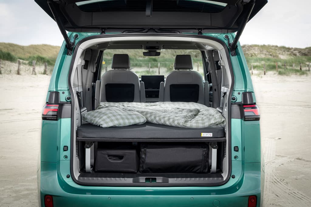 Gute-Nacht-Paket im VW ID. Buzz