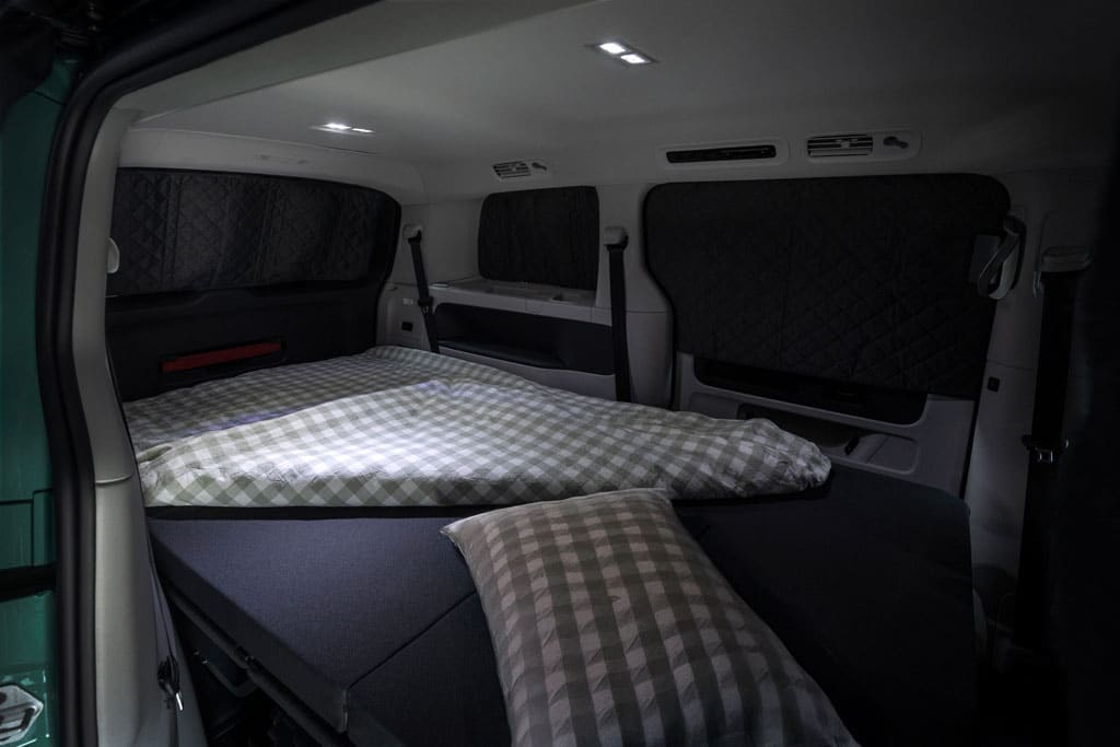Gute-Nacht-Paket im VW ID. Buzz