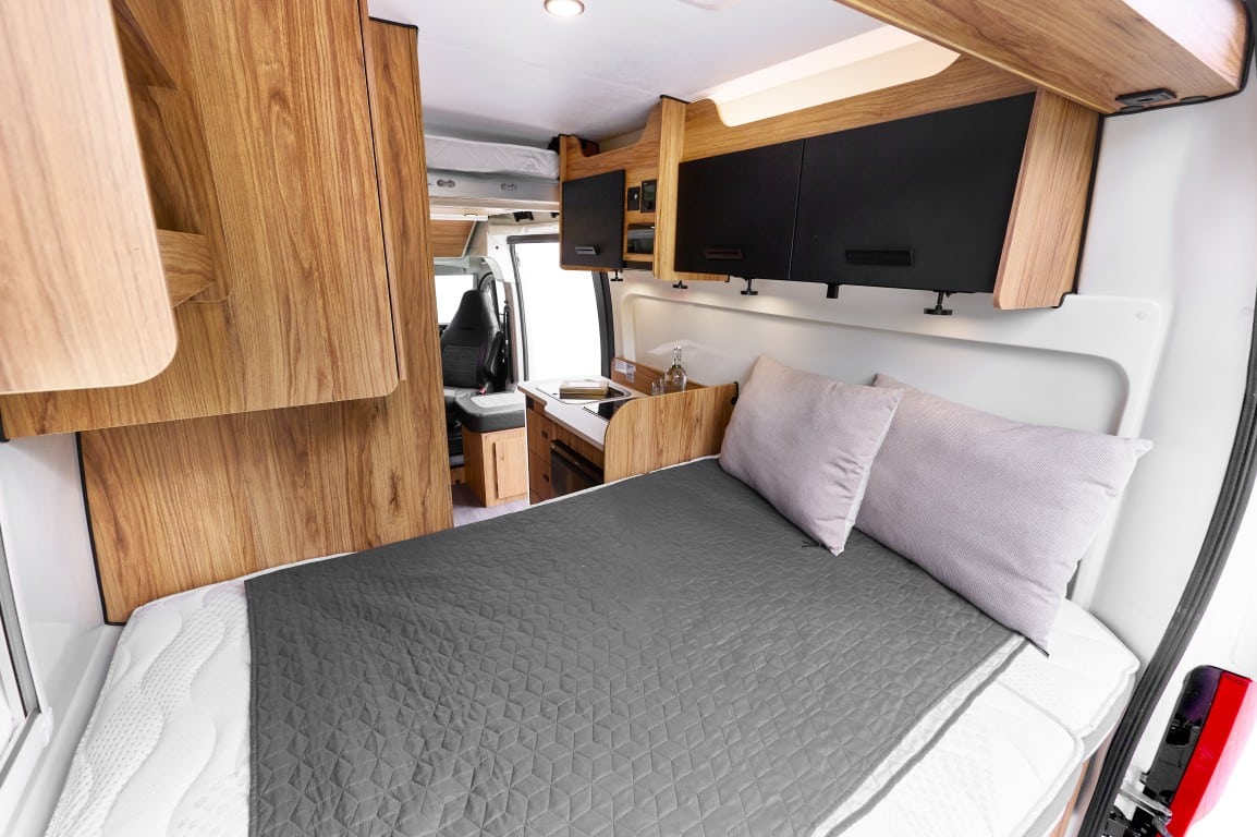 Karmann-Mobil: Neues Modell Dexter 555 Bett im Heck