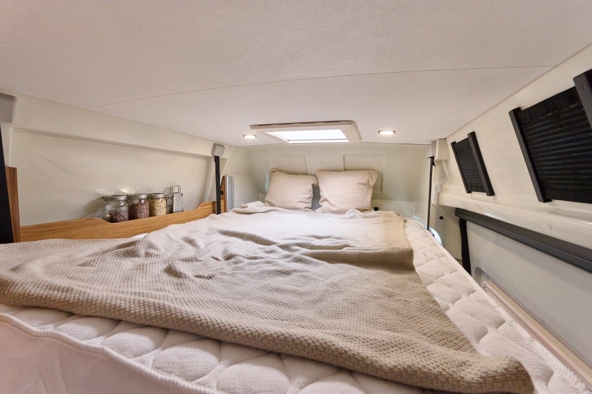 Karmann-Mobil: Neues Modell Dexter 555 Hubbett